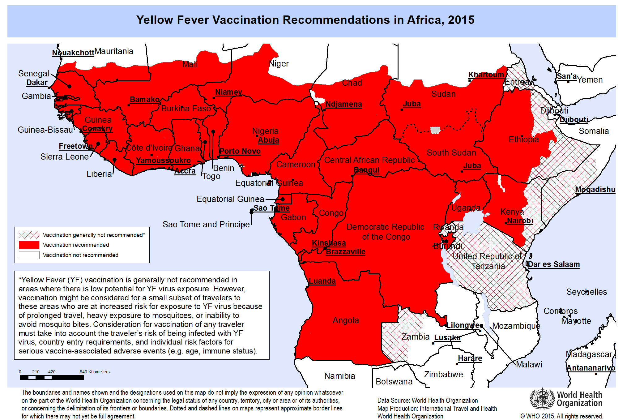 Yellow Fever Africa, 2015